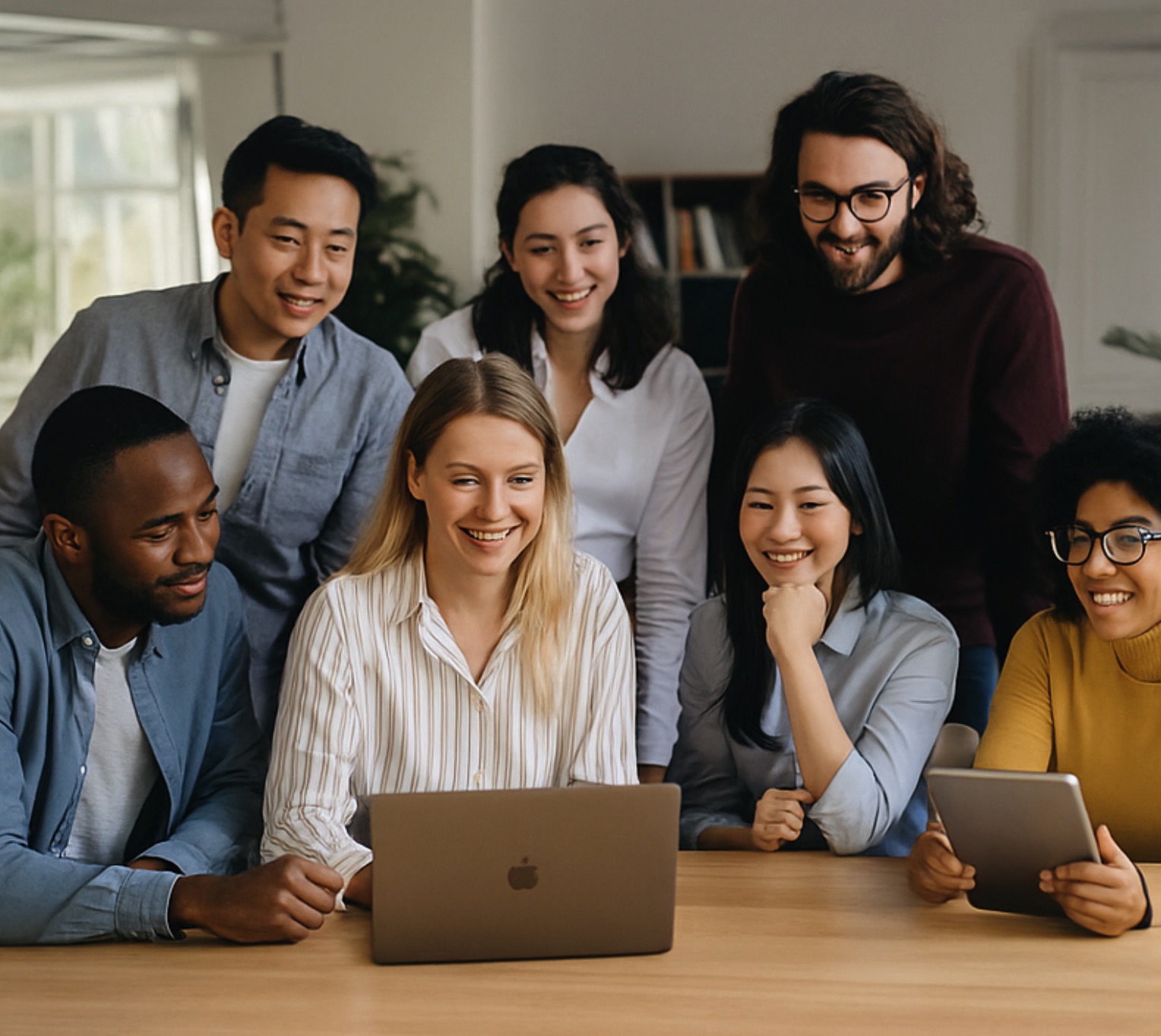 A picture of the AdCoaching team collaborating